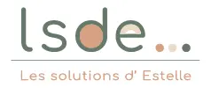 logo des solutions d Estelle avec les initiale lsde et les points de couleurs 