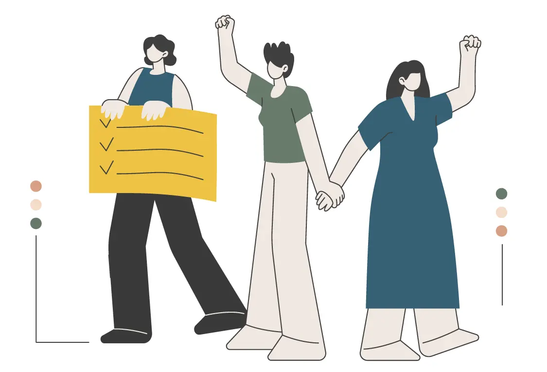 illustration pour l inclusivité et l'action sociale : engagement d'Estelle SHALLON