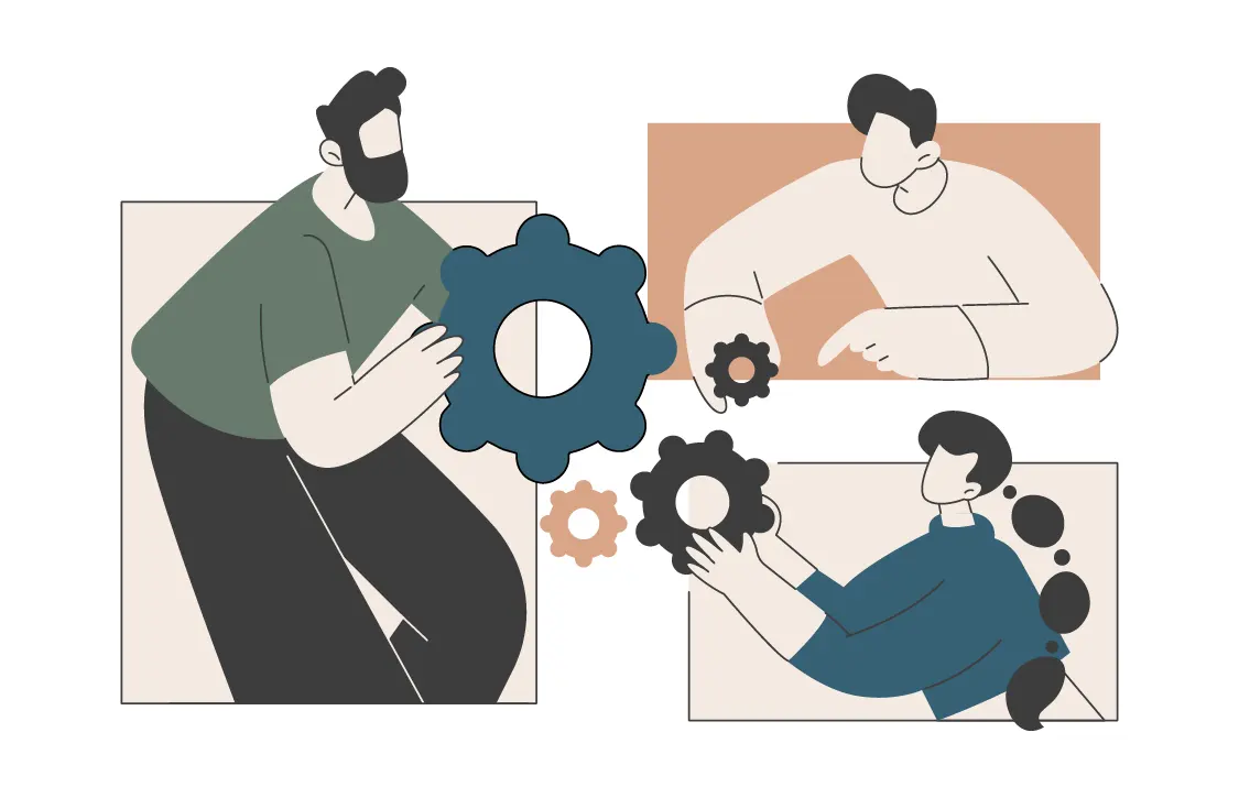 Illustration pour la mise en avant de la gestion de projet par Estelle Shallon